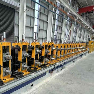 Buy Streamline Cutting Steel Tube Making Machine 50Hz 220V Automatic Tube Forming Machine online manufacture