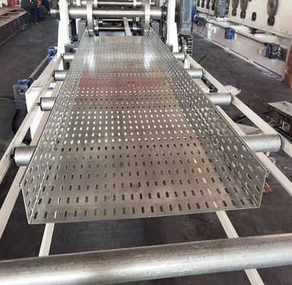 Buy Hydraulic Cutting Cable Tray Roll Forming Machine Bridge Roll Forming Equipment online manufacture