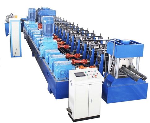 Buy 7.5KW  Hhighway Guardrail Roll Forming Machine Q235 Metal Roll Former online manufacture